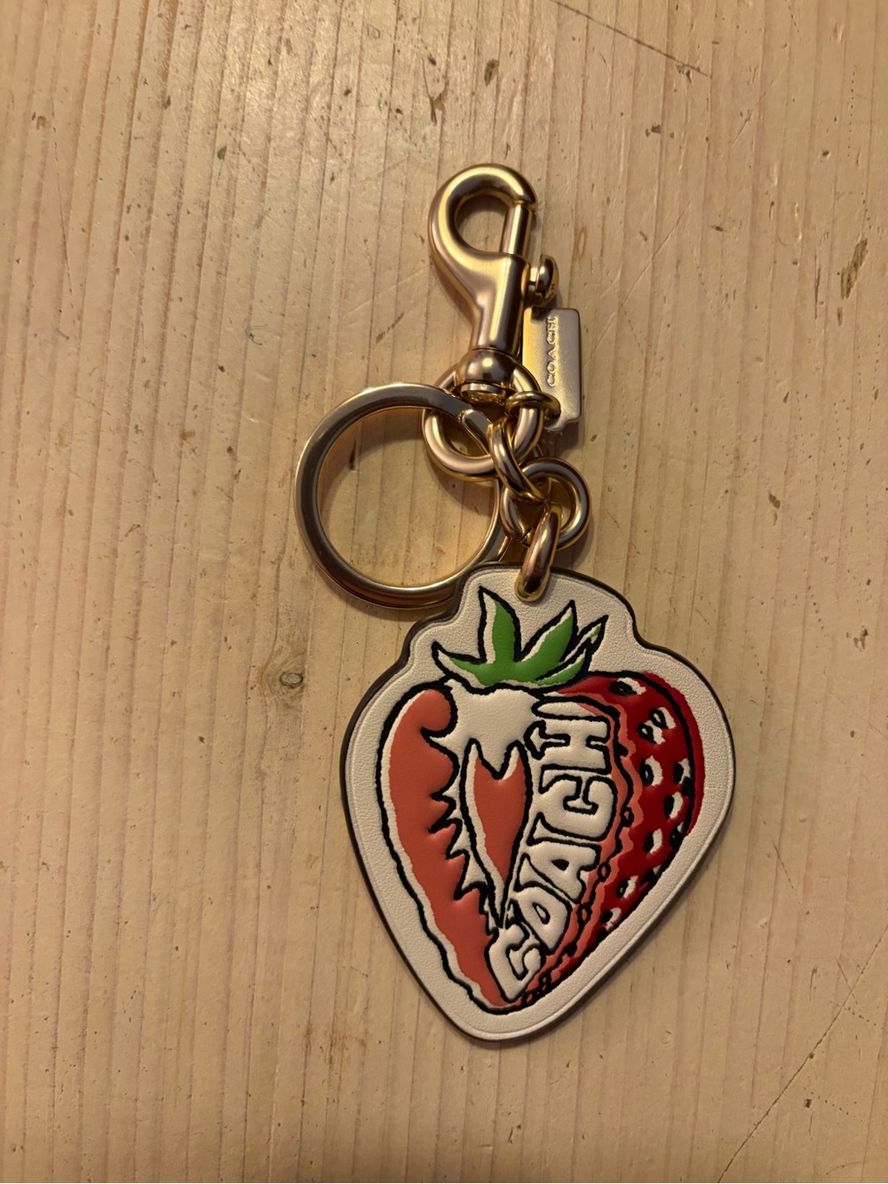 Coach Strawberry Bag Charm
